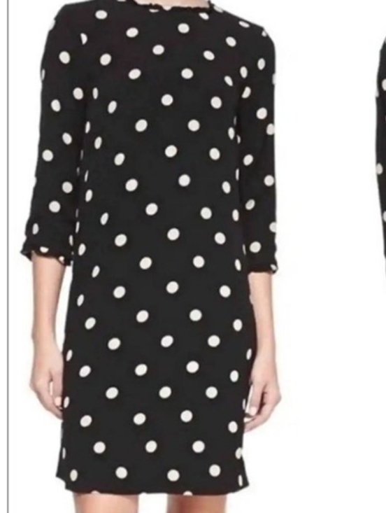 kate spade Dresses & Skirts - Kate Spade Silk  Black Polka Dot Dress Size 4